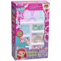 Kit Miçangas para Bijuterias Biju Collection KIT Sereia POP TREND DM TOYS DMT6534