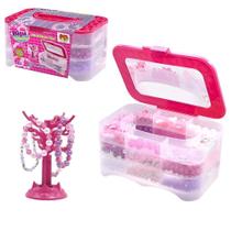 Kit Micangas para Bijuterias Biju Collection Maleta DM TOYS