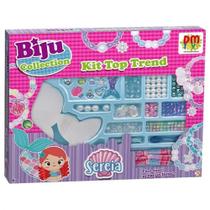 Kit Miçangas para Bijuterias Biju Collection Sereia TOP TREND DM TOYS DMT6537