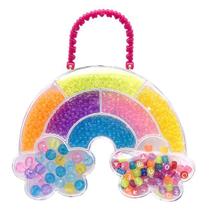 Kit Miçangas para Bijuterias KIT Pocket Alcinha ARCO-IRIS DM TOYS DMT6538
