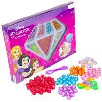 Kit Miçangas Princesas Disney Coloridas Pulseira Colar 120pç - Etitoys