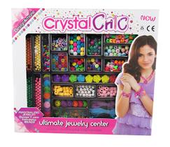 Kit Miçangas Pulseira Colar Infantil Crystal Chilc - Desing & Make