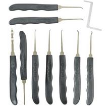 Kit Micha Profissional Chave Mestra 9 Peças Inox Carro Cadeado GT406 - Lorben