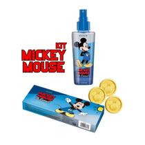 KIT MICKEY MOUSE: Sabonete Barra Mickey Mouse + Colônia Mickey Mouse 150ml