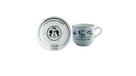 Kit Mickey Prato Sobremesa e Caneca Cerâmica Disney - Tuut