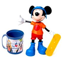 Kit Mickey Radical que Fala Elka com Caneca Divertida Giratória Kit Mickey Radical que Fala Elka com Caneca Divertida Giratória