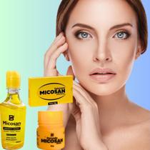 Kit Micosan Original Sabonete Líquido 200ml, Sabonete em Barra 90g e Pomada 50g