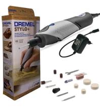 Kit Micro Retífica C/11 Acessórios Stylo+ Dremel Bivolt 2050 F0132050NG Kit Micro Retífica C/11 Acessórios Stylo+ Dremel Bivolt 2050 F0132050NG