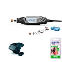 Kit Micro Retifica Dremel 3000 220V + Suporte Afiador 576 +