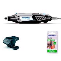 Kit Micro Retifica Dremel 4000 220V + Suporte Afiador 576 +