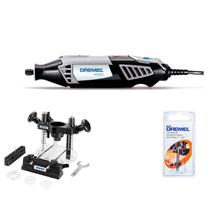 Kit Micro Retifica Dremel 4000 220V + Suporte Tupia Imersao