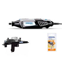 Kit Micro Retifica Dremel 4000 220V + Tupia Mesa 231 + Fresa