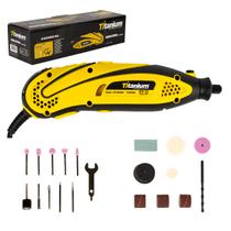 Kit Micro Retífica Ferramenta Rotativa 130W 127V com 40 Acessórios
