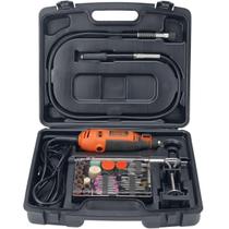 Kit Micro Retífica Multiuso 113 Acessórios 180w Black Decker Kit Micro Retífica Multiuso 113 Acessórios 180w Black Decker
