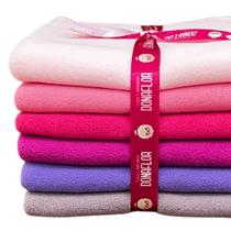 Kit Microfibra Alta Perfomance Tons Rosados tecido Hipoalérgico, Absorvente, Antipilling