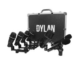Kit microfone bateria dylan dd-7 - 7pcs c/ maleta