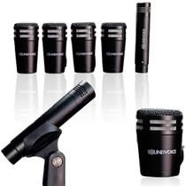 kit Microfone Bateria Profissional Portátil Dinâmico kit Microfone Bateria Profissional Portátil Dinâmico