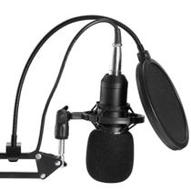 Kit Microfone Bm800 Pop Filter Aranha Braço Articulado - Lorben