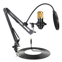 Kit Microfone Condensador Bm800 Estúdio + Braço Articulado - TOMATE