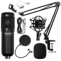 Kit Microfone Condensador Profissional De Estúdio Bm800 Usb - samsung
