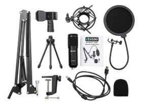 Kit Microfone Condensador Usb Bm800 Profissional + Acessórios - Vedo