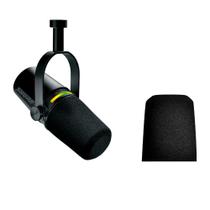 Kit Microfone Digital Shure MV7+-K Podcast com Windscreen