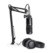 kit Microfone e Headphone AT2020PK - AUDIO-TECHNICA - Audio Technica