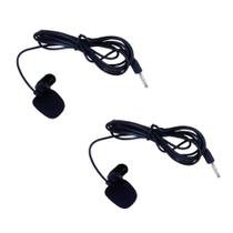 Kit Microfone Lapela C/Presilha Pc Notebook Celular 2 Pçs Ho