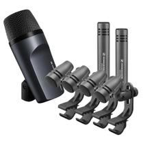 Kit Microfone Para Bateria Sennheiser E600 Preto