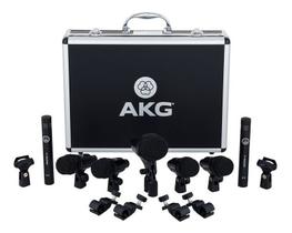Kit Microfones Para Bateria Profissional AKG Drum Set Sessions 7 Peças Kit Microfones Para Bateria Profissional AKG Drum Set Sessions 7 Peças