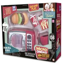 Kit Microondas Cozinha Infantil Chef Kids Sanduíche 7810