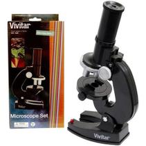 Kit Microscópio Ampliação 300 450 E 600X Vivmic20 Vivitar