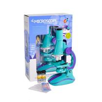 Kit microscopio infantil educacional laboratorio luz led Kit microscopio infantil educacional laboratorio luz led
