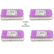 Kit Microtubo Coleta De Sangue Tubo Edta 0,5ml Com 200 Unidades