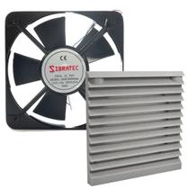Kit microventilador 200x200x60 110v 220v + veneziana