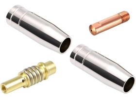Kit Mig 15ak - 1 Bico De Contato 0,8mm + 2 Bocal 12mm + 1 Porta Bico (Difusor)