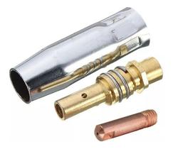 Kit Mig 15ak - 1 Bicos 0,8mm / 1 Bocal 12mm / 1 Difusor