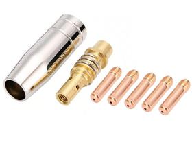 Kit Mig 15ak - 5 Bicos 0,8mm / 1 Bocais 12mm / 1 Difusor