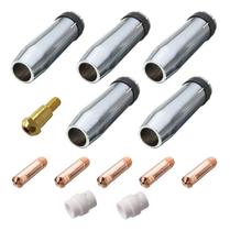 Kit Mig 24kd - 5 Bocais 12mm + 5 Bicos M6x25 1,0mm + 2 Difusor Cerâmico + 1 Porta Bico de Contato M6 Kit Mig 24kd - 5 Bocais 12mm + 5 Bicos M6x25 1,0mm + 2 Difusor Cerâmico + 1 Porta Bico de Contato M6