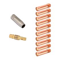 Kit Mig Bocal + Porta Bico + Bico Contato 1,00 X 25 MM M6