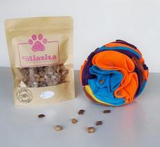 Kit Miita - Bola Fuça Fuça + Petisco Natural Para Cães