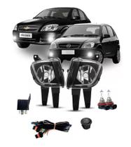 Kit milha chevrolet prisma 2007 08 09 10 11 2012 e lampadas