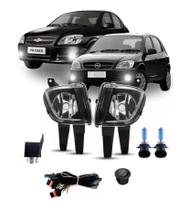 Kit milha chevrolet prisma 2007 08 09 10 a 2015 super branca