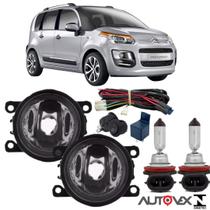 Kit milha citroen c3 picasso 2011 a 2015 e lampadas halogena Kit milha citroen c3 picasso 2011 a 2015 e lampadas halogena