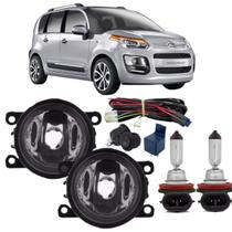 Kit milha citroen c3 picasso 2011 ate 2015 e lampadas halogena Kit milha citroen c3 picasso 2011 ate 2015 e lampadas halogena