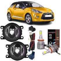 Kit milha citroen ds3 2012 13 14 15 2016 e super led