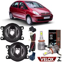 Kit milha citroen xsara picasso 2007 a 2012 e super led 2d Kit milha citroen xsara picasso 2007 a 2012 e super led 2d