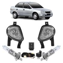 Kit Milha Completo Corsa Classic 2003 A 2010 + Lâmpadas H3