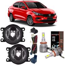 Kit milha fiat cronos 2017 a 2022 pl e led