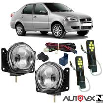 KIT MILHA FIAT SIENA 2001 a 2012 SUPER BRANCA LED